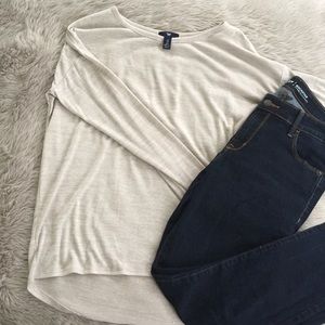 Gap high low knitted top